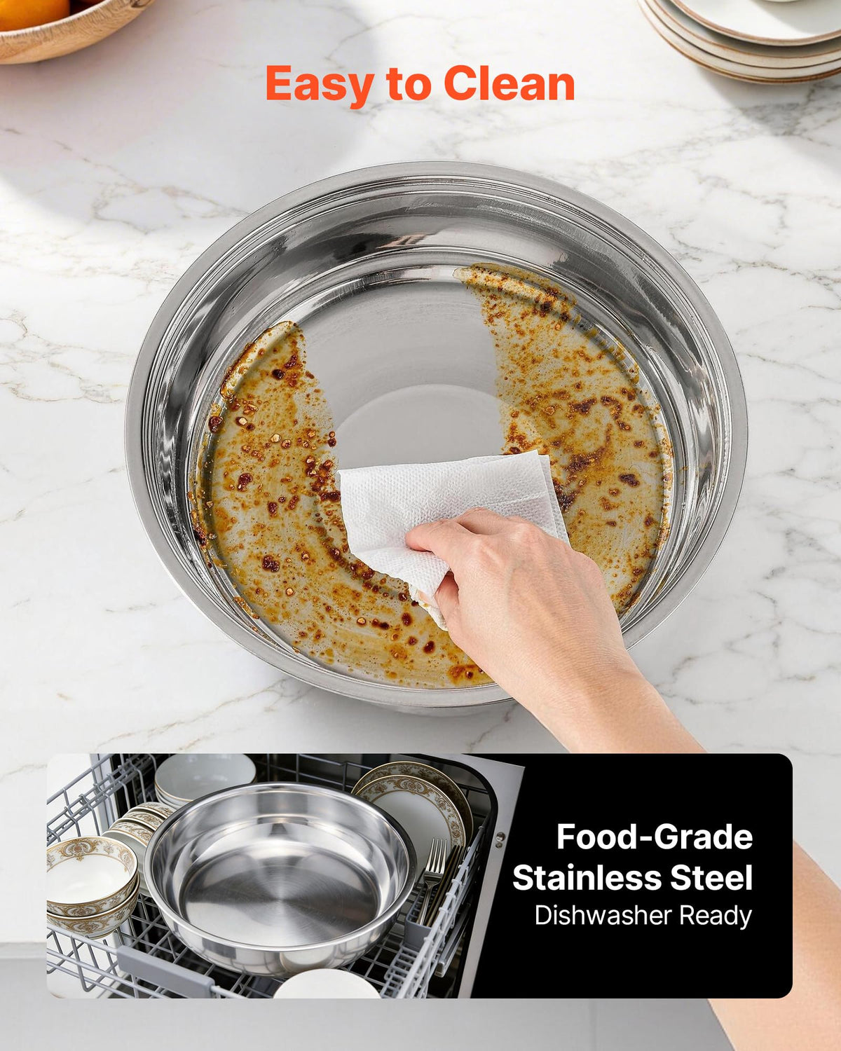 Round catering warmer by VEVOR for intuitive buffet flow