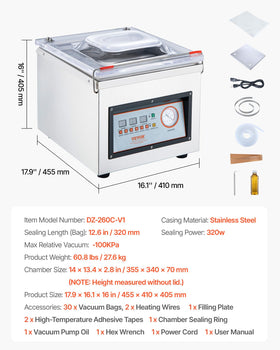 VEVOR suitable for both home kitchens and small commercial setups.