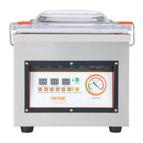 VEVOR chamber sealer real-time pressure gauge for precise sealing.