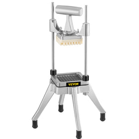 VEVOR chopper quarter-inch blade for evenly sized vegetables and fruits.