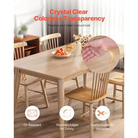 VEVOR Table protector’s anti-slip surface reduces movement of items
