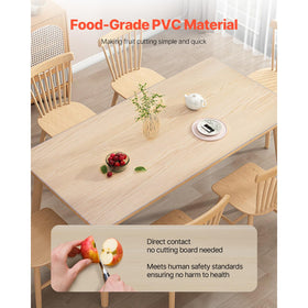 VEVOR Transparent desk protector shows 1.5mm thickness for sturdy protection