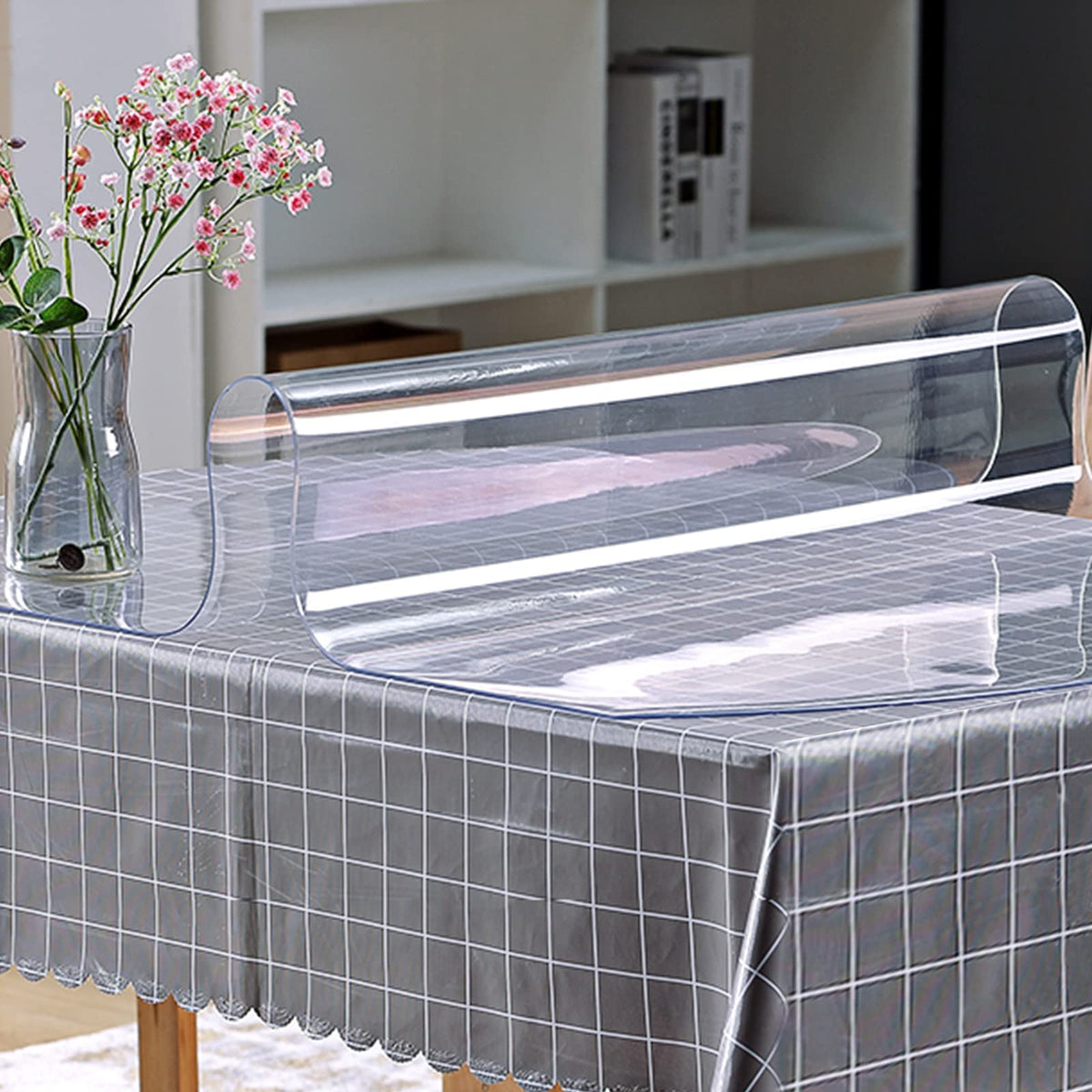 VEVOR clear top protector highlights furniture while guarding against scratches