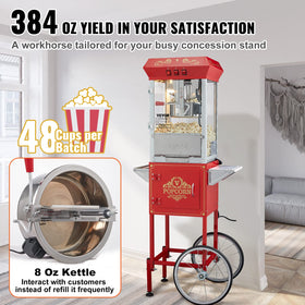 VEVOR popcorn machine with 850W power for quick batches