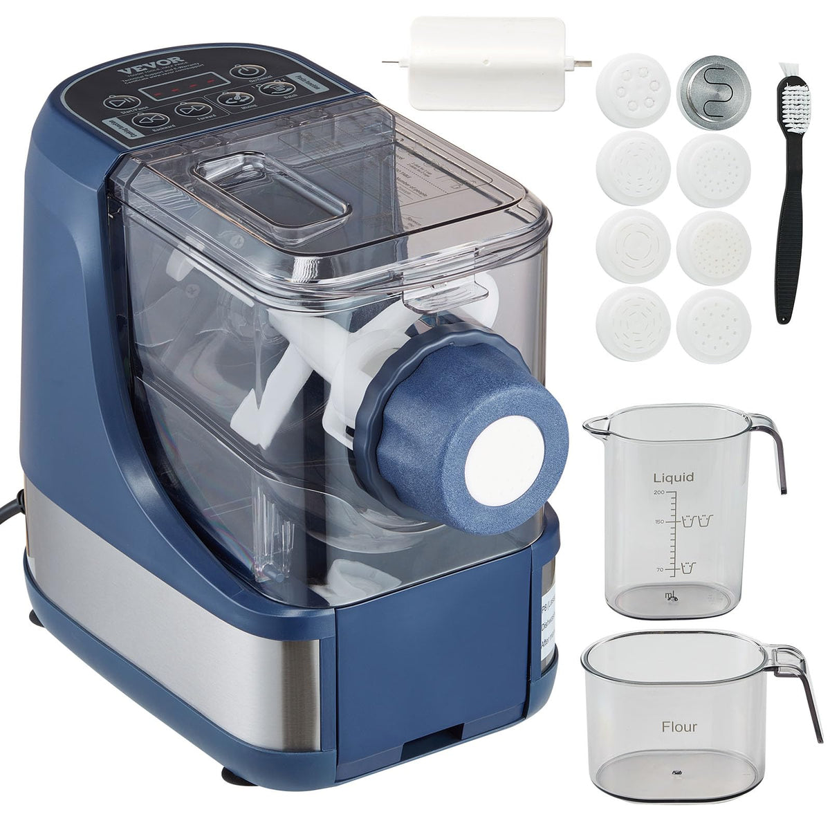 VEVOR Electric Pasta Maker front view for quick homemade noodles