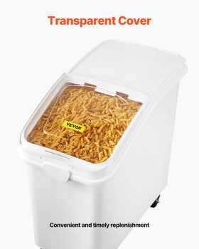 Scoop hanger included with the VEVOR bin for tidy utensil storage