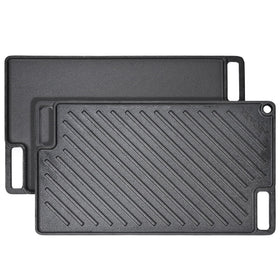 VEVOR grill/griddle top view showing even heat distribution for uniform cooking.