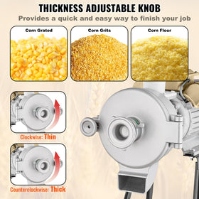 VEVOR heavy-duty iron body supports frequent commercial grinding.