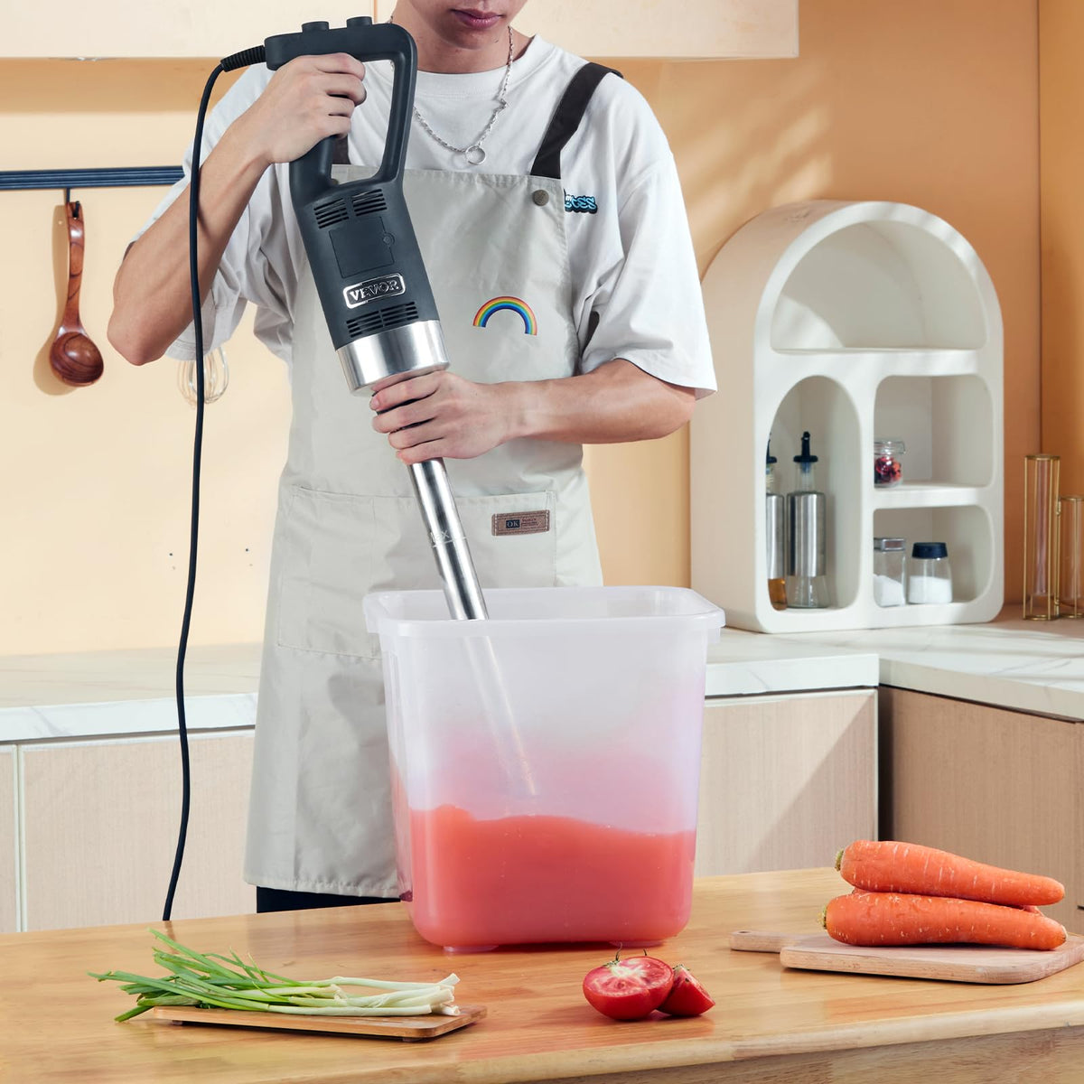 VEVOR wall-mount storage keeps your kitchen organized and hygienic.
