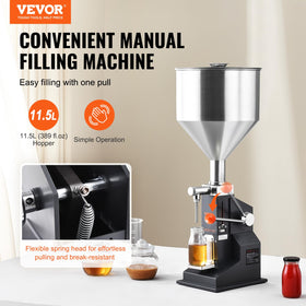 VEVOR manual paste liquid filling machine precision-quantification-scale ensures consistent fill volumes.
