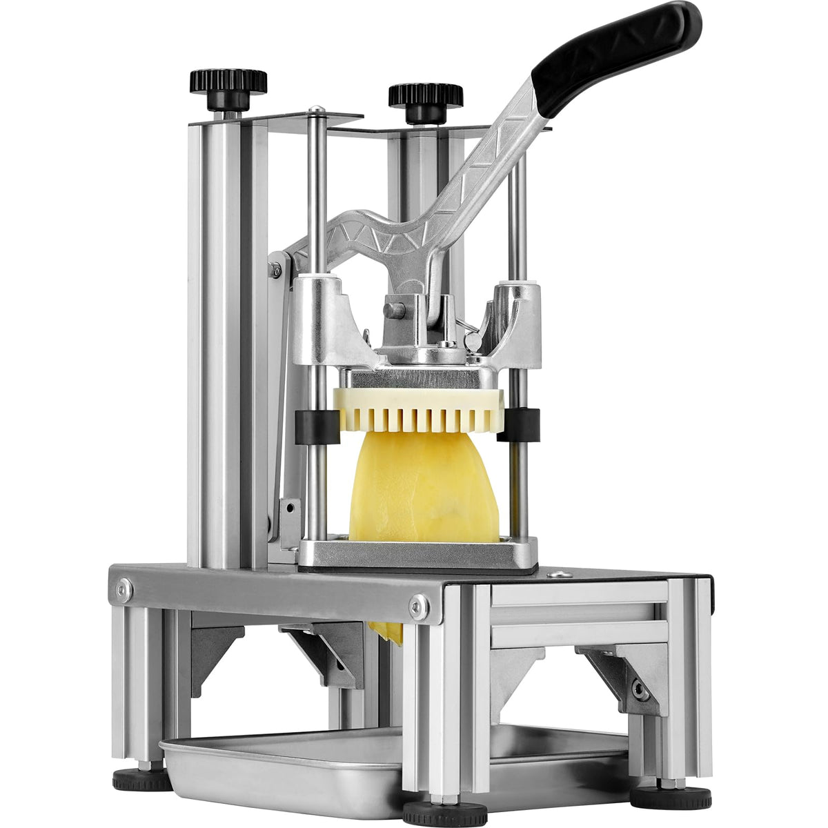 VEVOR multifunction chopper handles potatoes, onions, lemons, and more.