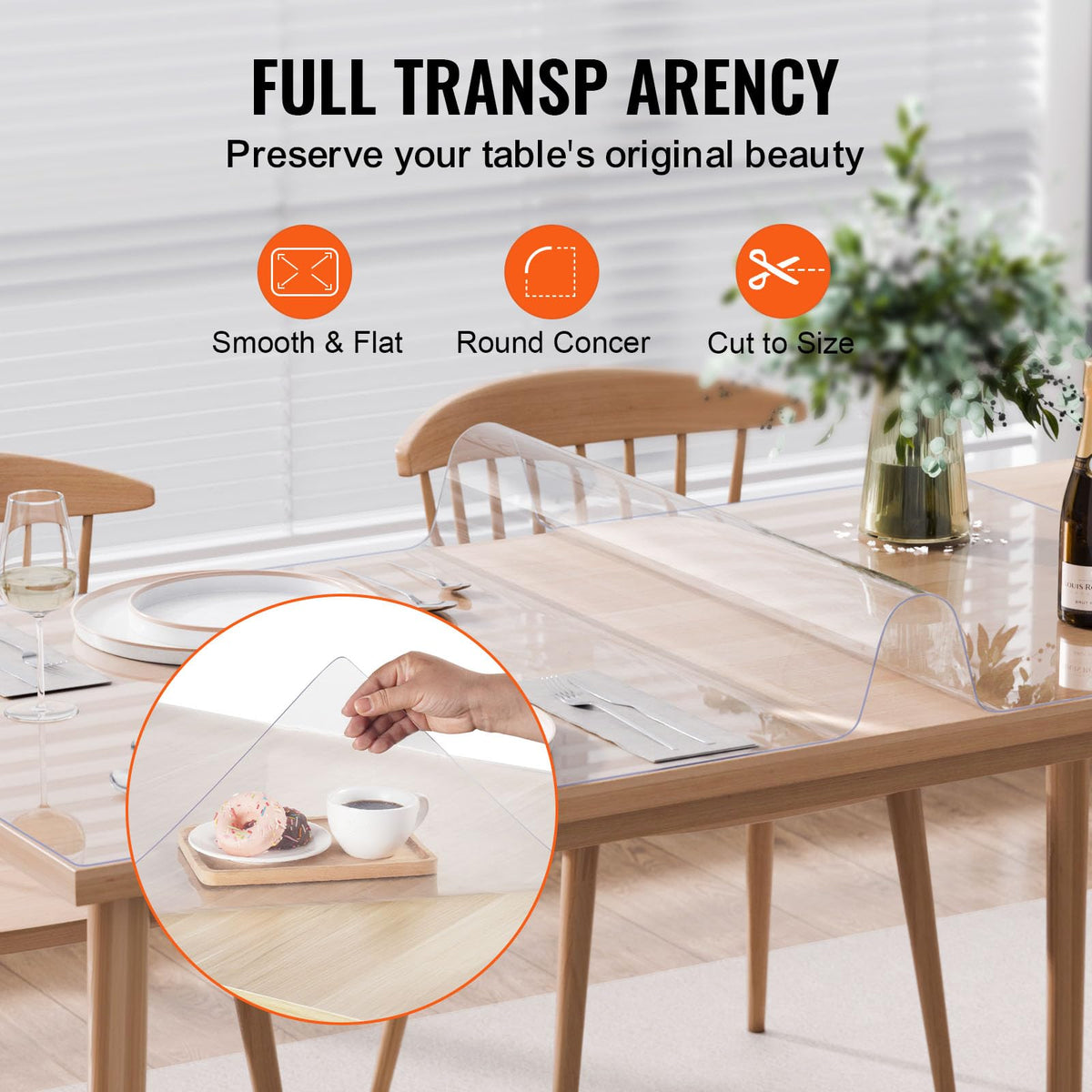 VEVOR office dresser protector guards wood surfaces from heat and stains
