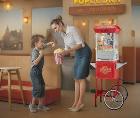 VEVOR popcorn machine stainless steel frame for durability
