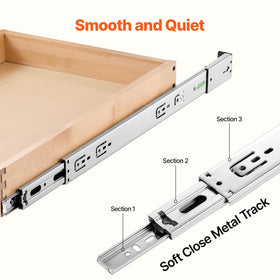 VEVOR dovetail wood construction reinforces long-term cabinet storage