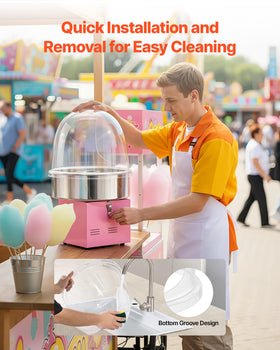 VEVOR quick-detach design enables fast setup and simple cleaning