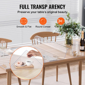 VEVOR protects against spills and heat while preserving surface clarity.