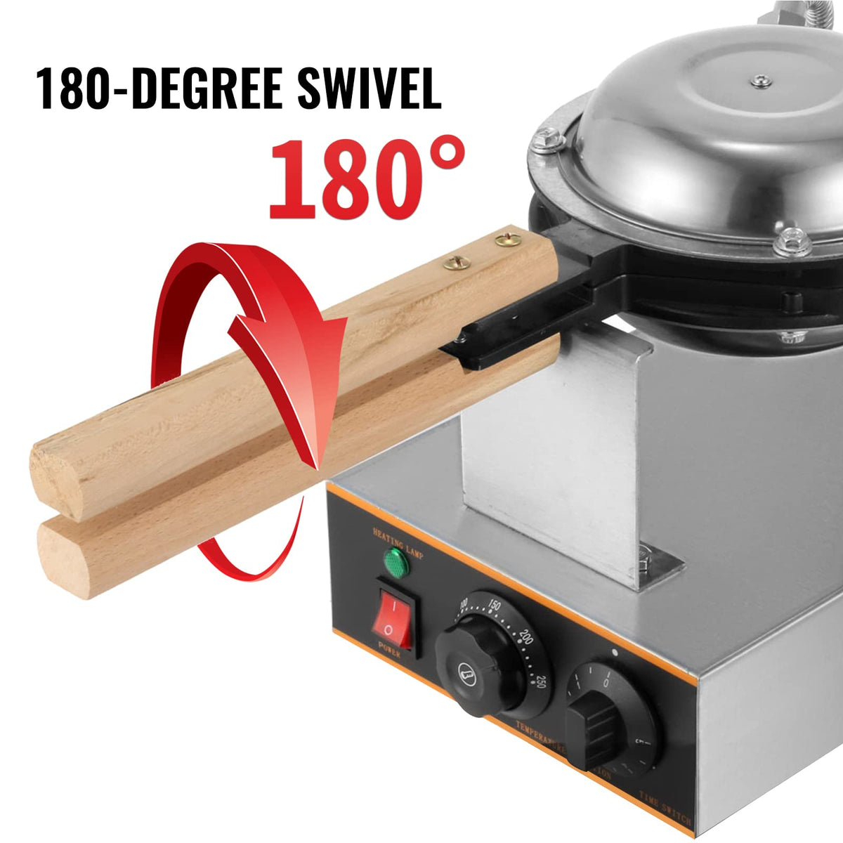 VEVOR stainless steel body for durable, long-lasting performance in busy kitchens.