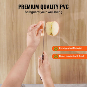 VEVOR table protector, 1.5mm thick, providing a sturdy protective layer.