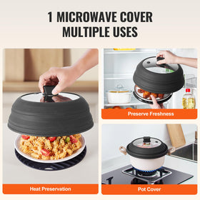 VEVOR tempered glass lid lets you watch food without removing