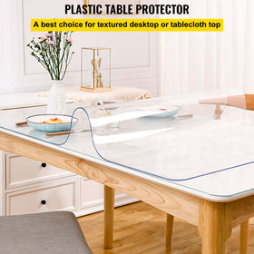 VEVOR transparent desk mat keeps spills easy to wipe on office tables