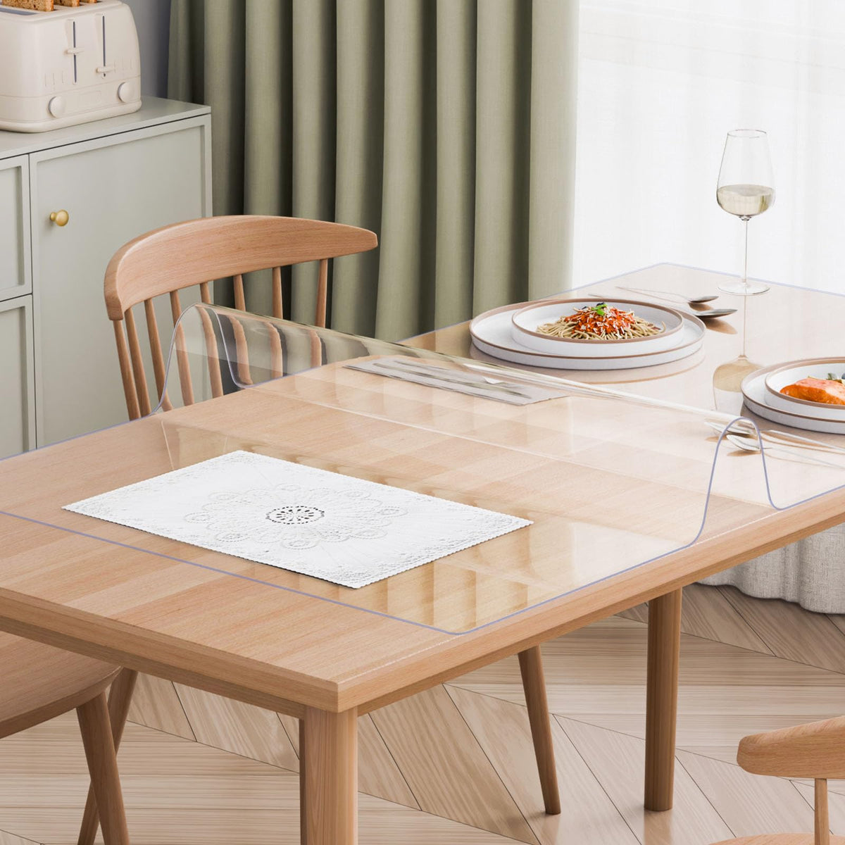 VEVOR clear protector used at home and office for versatile protection.