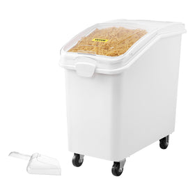 White VEVOR dry goods container blending with kitchen decor