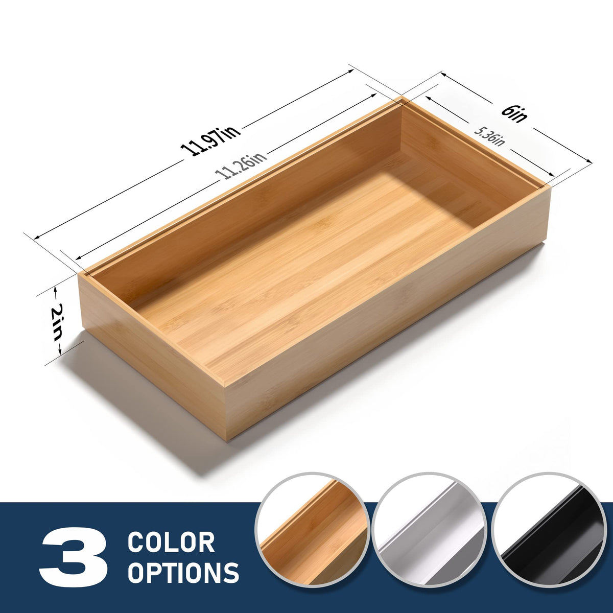 VeyFey care guide for bamboo tray: easy wipe-clean maintenance.