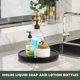 VeyFey bathroom tray keeps soap and sponge neatly organized.