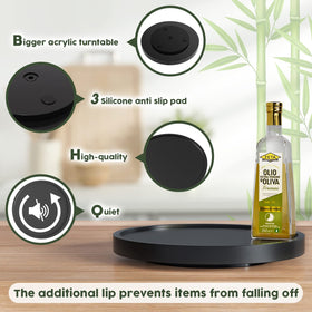 VeyFey bamboo design tray emphasizes eco-friendly, sturdy construction.