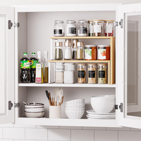 Vfelf durable wood and metal construction supports daily kitchen use.