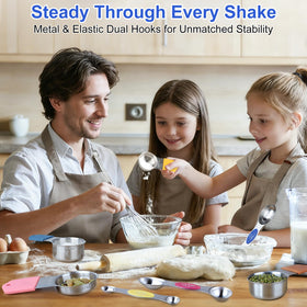 VFUNI silicone non-slip handles provide a comfortable, secure grip.