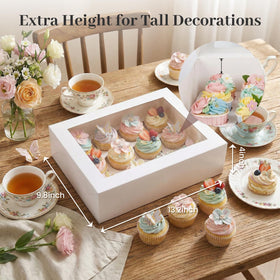 VGOODALL 12-slot insert keeps 36 cupcakes secure during transport