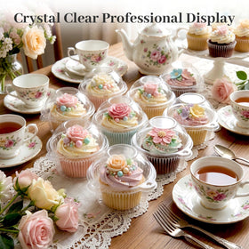 VGOODALL dome lid provides 3.2-inch height to protect tall frosting and toppers