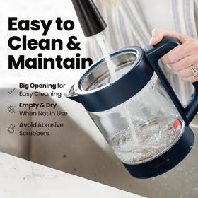 Vianté easy-clean design simplifies daily maintenance.