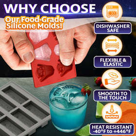 Vibrant Kitchen Easter brunch table molds add playful cosmic shapes to beverages