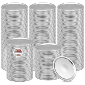VIBRATITE 86mm wide-mouth lids on a jar ensure a tight seal.
