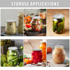 VIBRATITE dishwasher-safe lids simplify cleanup after canning tasks.