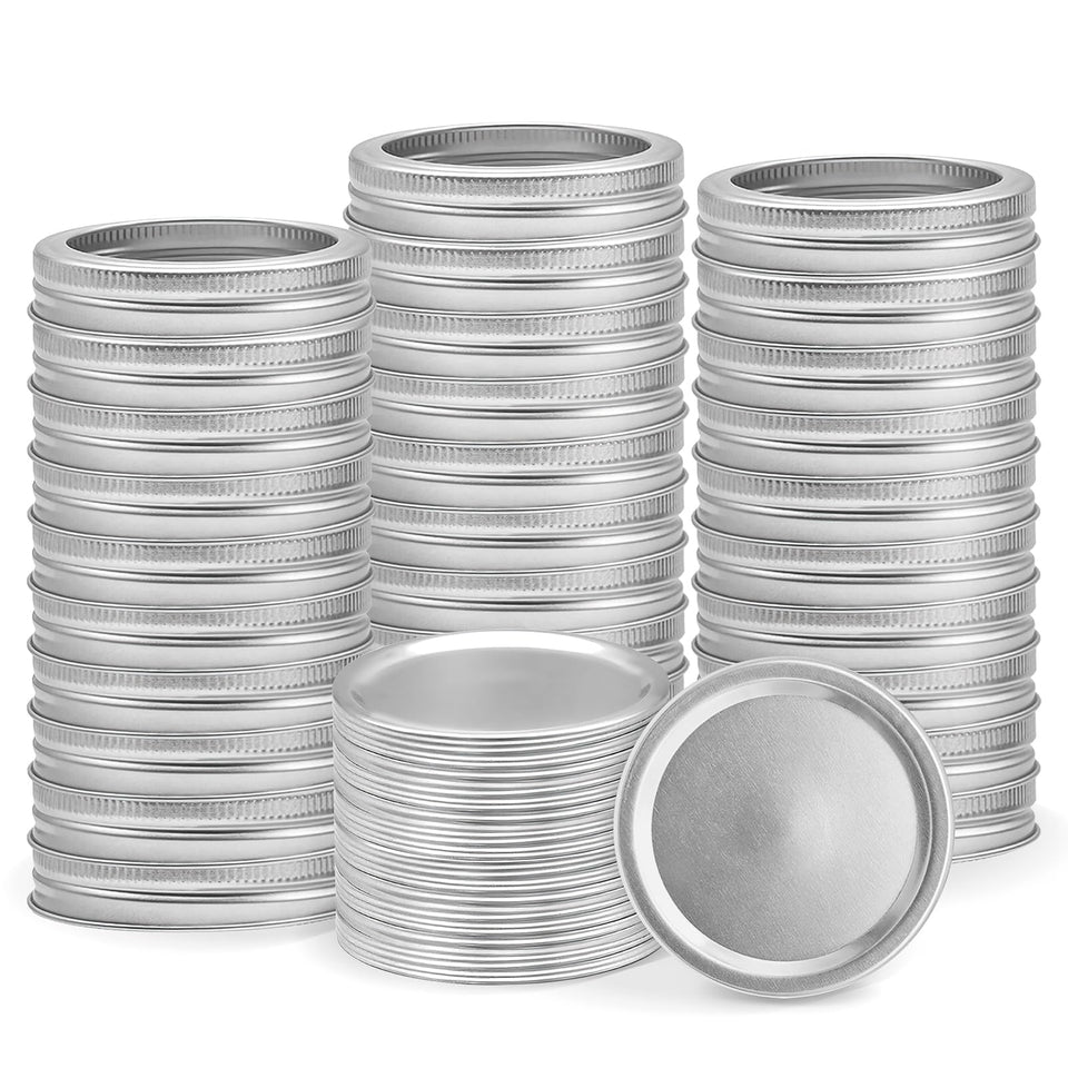 VIBRATITE regular-mouth 70mm lid with silicone seal for airtight Ball and Kerr jars