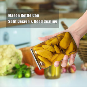 VIBRATITE silicone-seal lids resist leaks during fridge and pantry use.