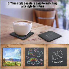 VIBRATITE engraving-ready coaster suitable for DIY decor.