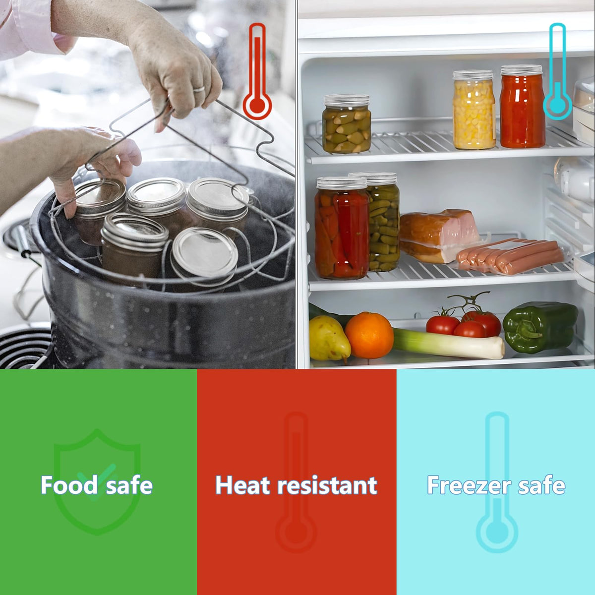 VIBRATITE airtight seal helps prevent leaks during storage