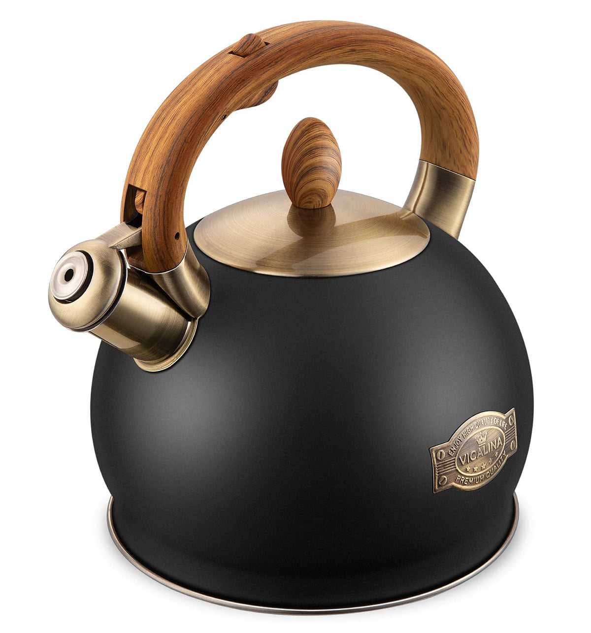 VICALINA tea kettle pouring with smooth spout for easy serving