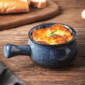 Vicrays porcelain bowls are dishwasher and microwave safe.