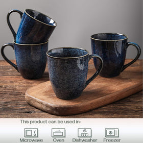 Vicrays mugs are microwave and dishwasher safe for busy mornings.