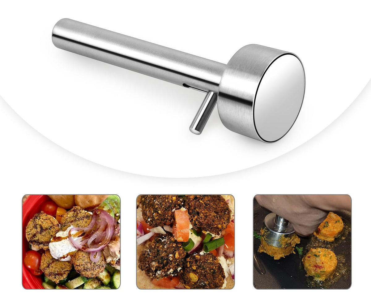 Victhur falafel scoop compact 4 cm size fits small batches easily.