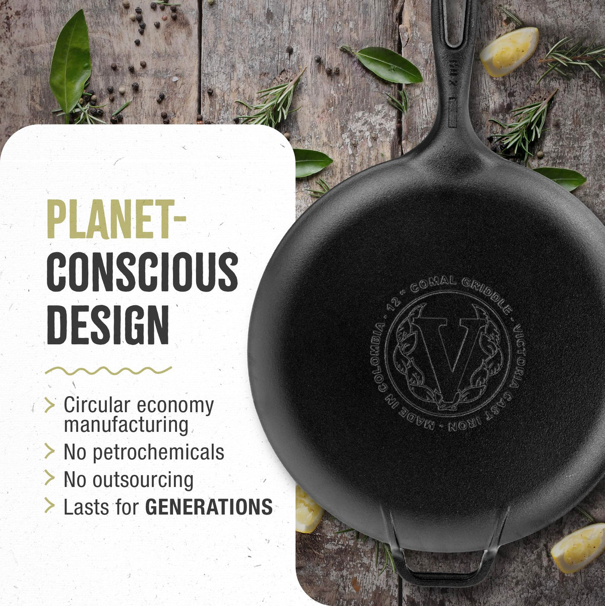 Excellent heat retention and even distribution for consistent cooking.