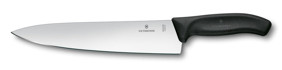 Victorinox Chef Knife 8 Inch blade close-up highlights precision slicing for meats and produce