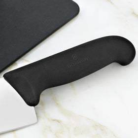 Victorinox Fibrox Pro 8in chef knife handle ergonomic view showing non-slip grip