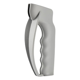 Victorinox Swiss Army handheld knife sharpener front view showing ergonomic grip and compact design.