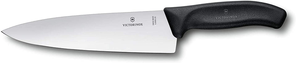Victorinox Swiss Classic knife blade close-up, straight edge for precise slices